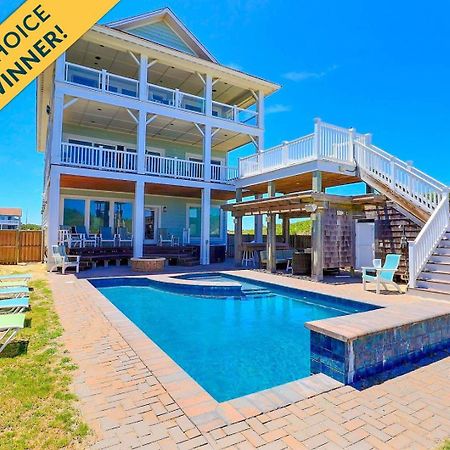 Villa 6007 Happy Sol Oceanfront Heatable Pool Nags Head Esterno foto