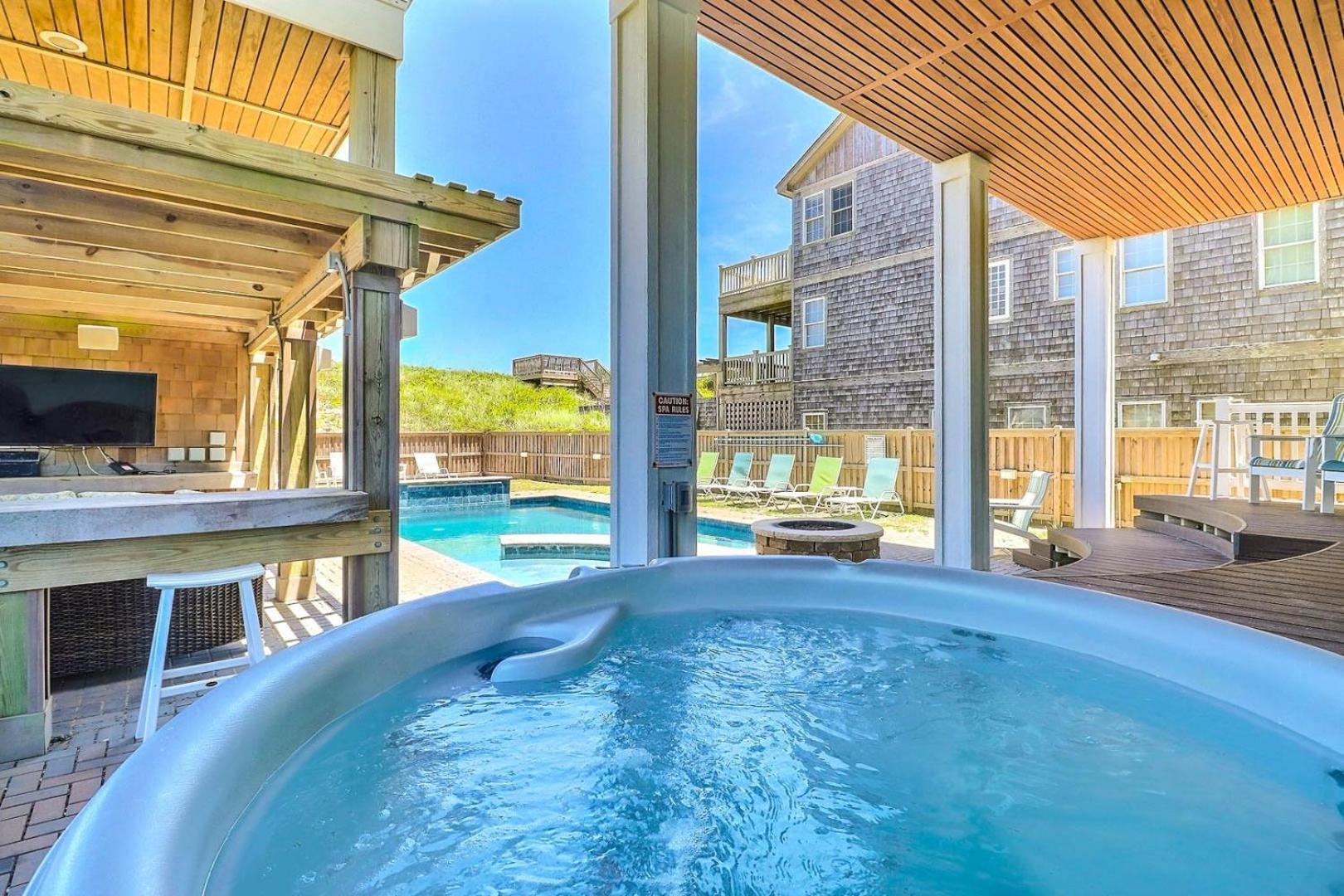 Villa 6007 Happy Sol Oceanfront Heatable Pool Nags Head Esterno foto